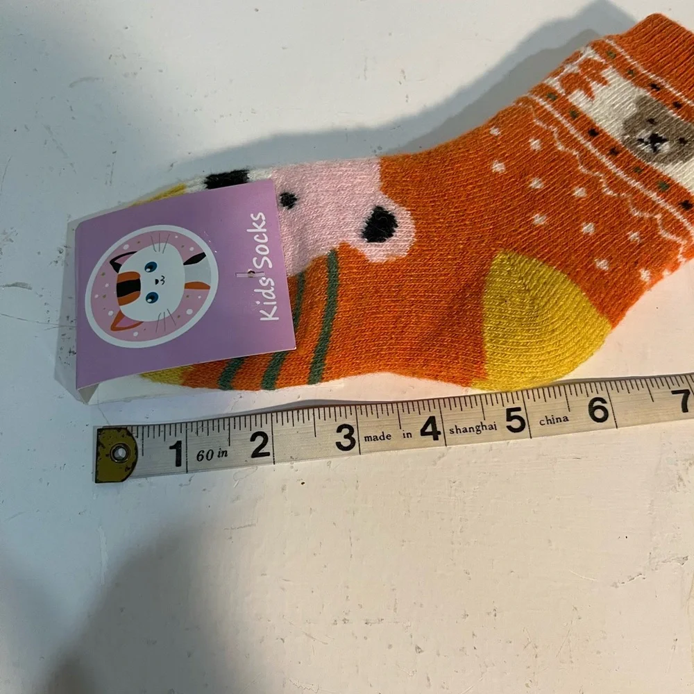 Kids Socks Winter Socks Wool Blend Teddy Bears NEW